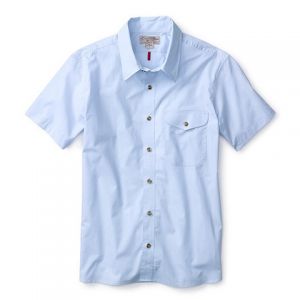 FEATHER CLOTH SS SHIRT LT BLUE  LG (рубашка)