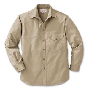 FEATHER CLOTH LS SHIRT TAN XL (рубашка) ― Одежда и сумки FILSON