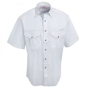 FEATHER CLOTH SS SHIRT WHITE MD (рубашка)
